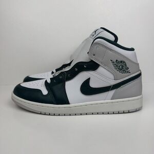 Nike Air Jordan 1 Mid Size 10.5 Men's  Oxidized Green White Grey (FQ7720-103)